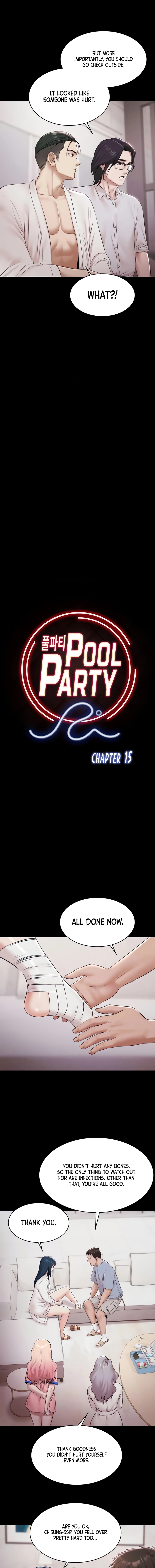 Read Pool Party chapter 15 image 2 on Lezhin