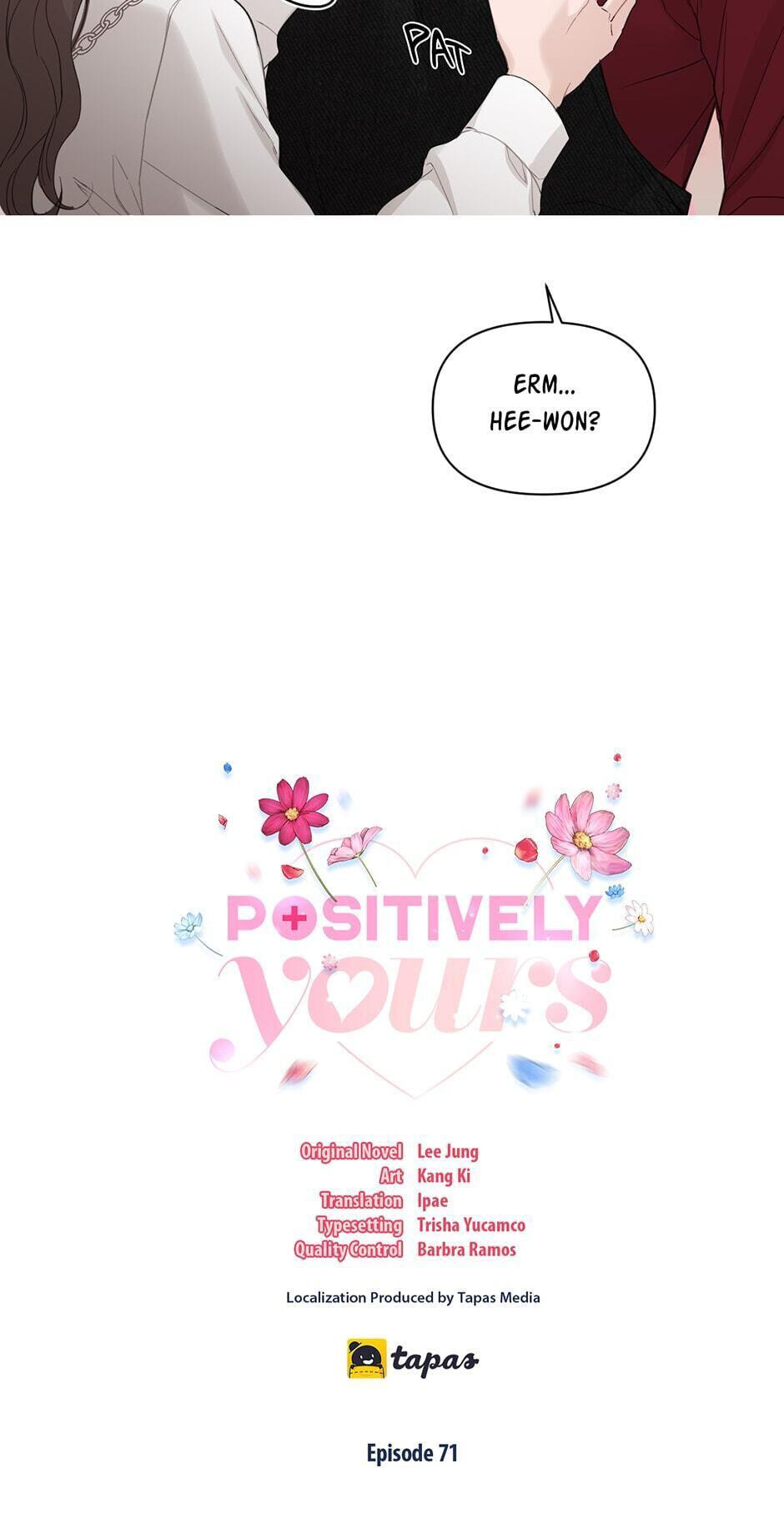 Read Positively Yours chapter 71 image 3 on Lezhin
