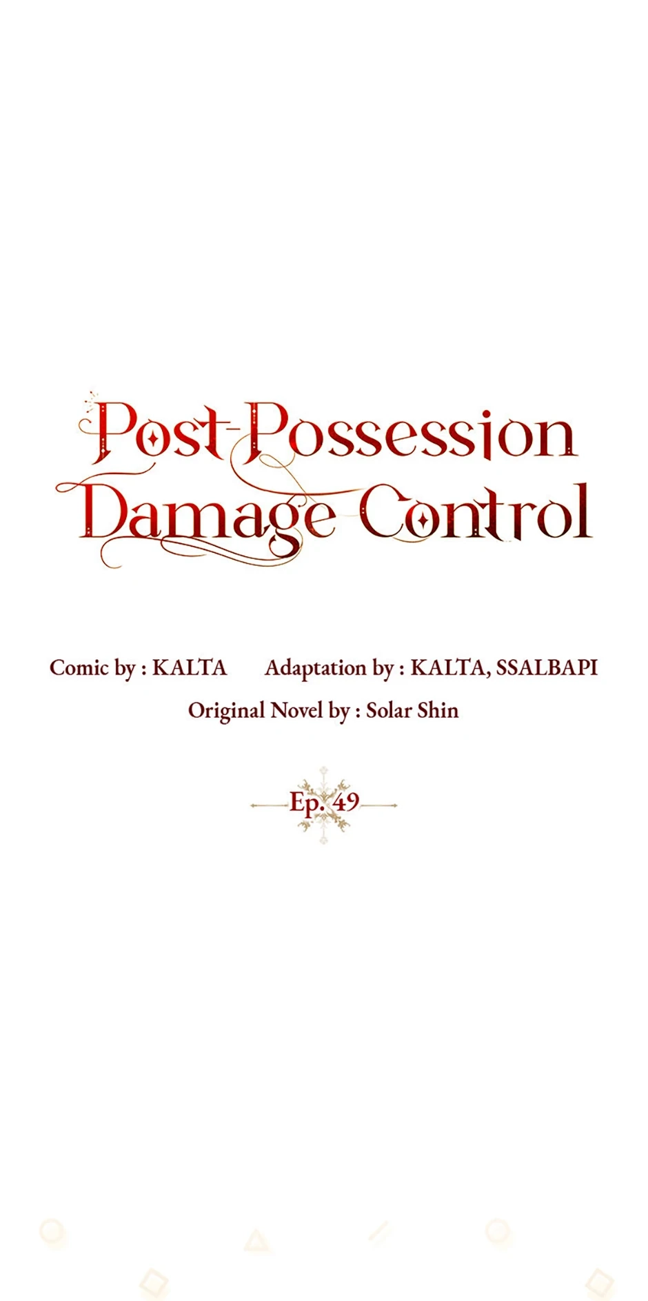 Read Post-Possession Damage Control chapter 49 image 9 on Lezhin