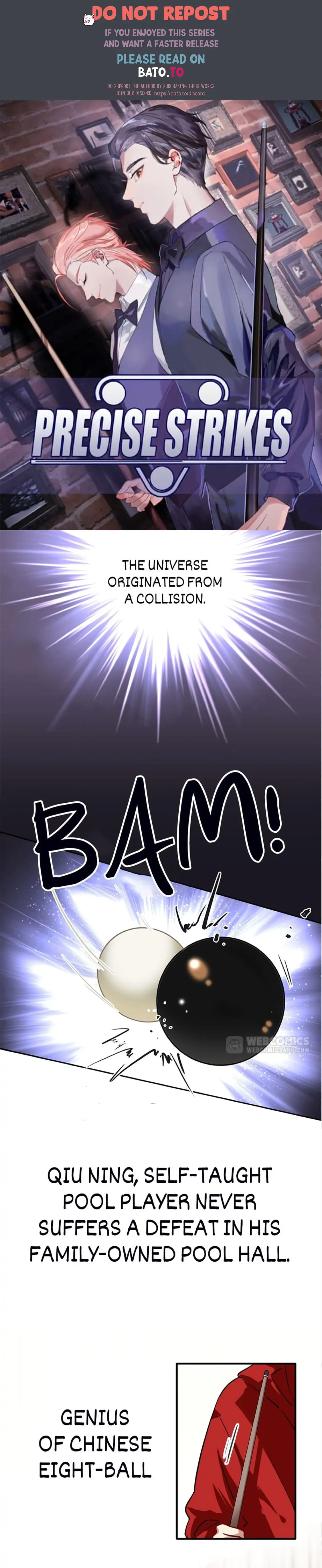 Read Precise Strikes chapter 1.1 image 0 on Lezhin