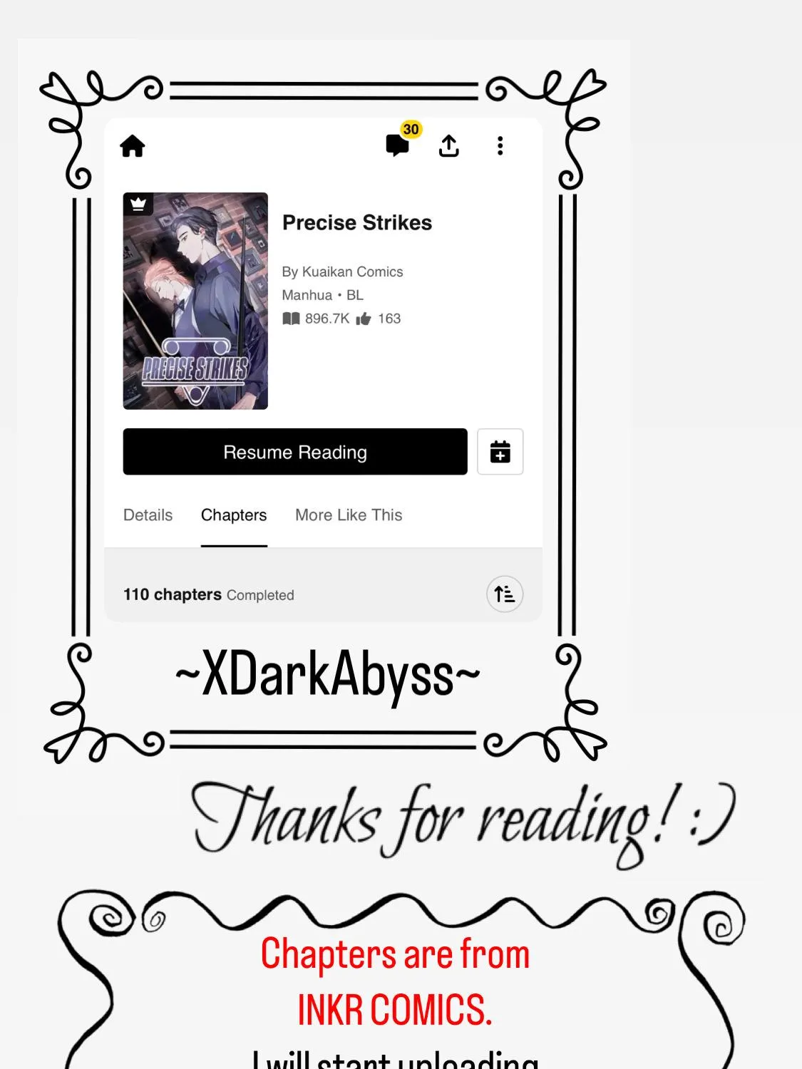 Read Precise Strikes chapter 32.1 image 0 on Lezhin