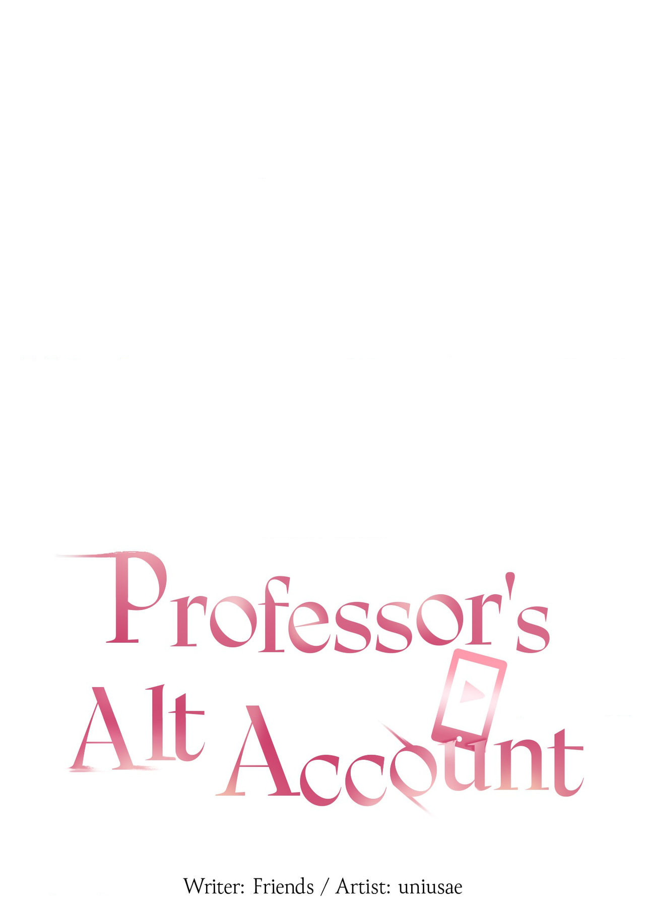 Professor's Alt Account Chapter 22 page 1 - 