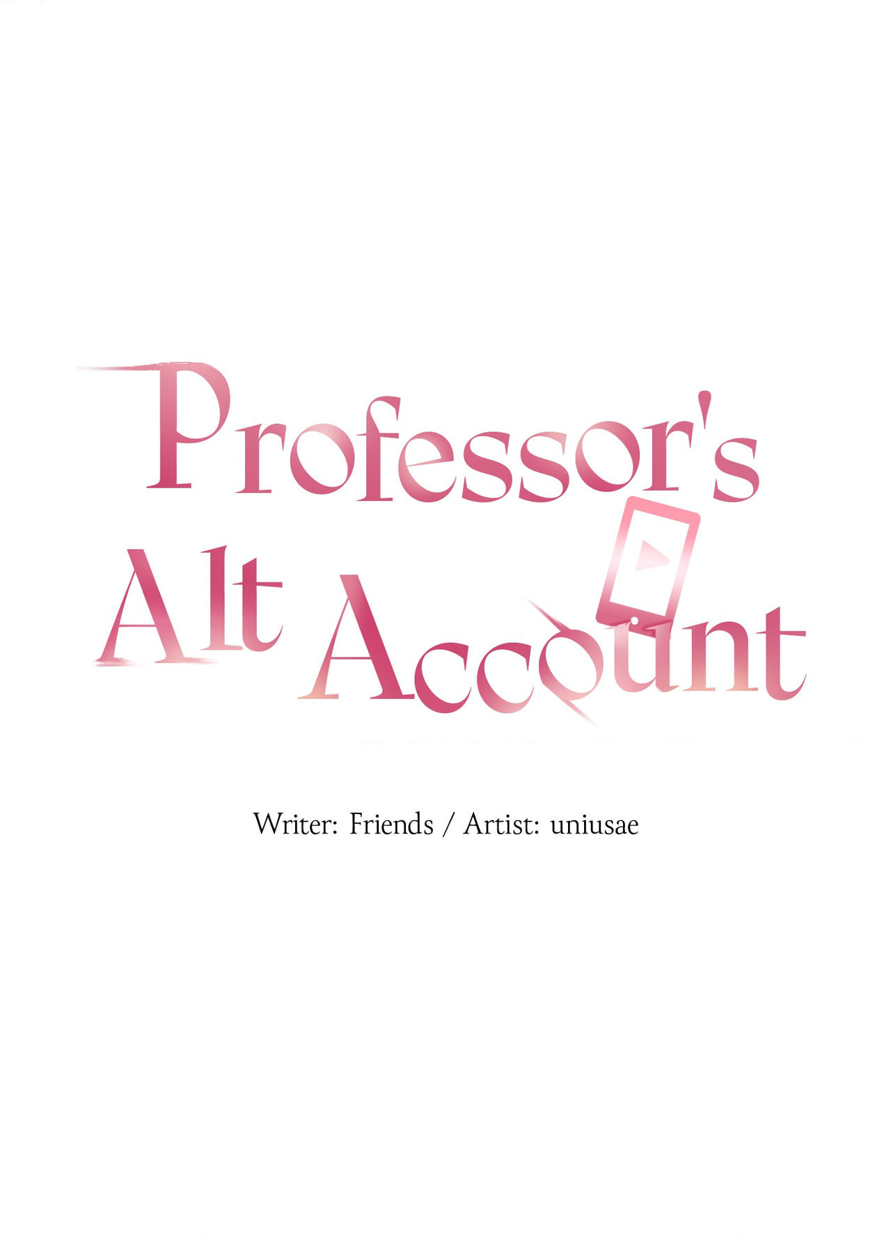 Professor's Alt Account Chapter 27 page 3 - 