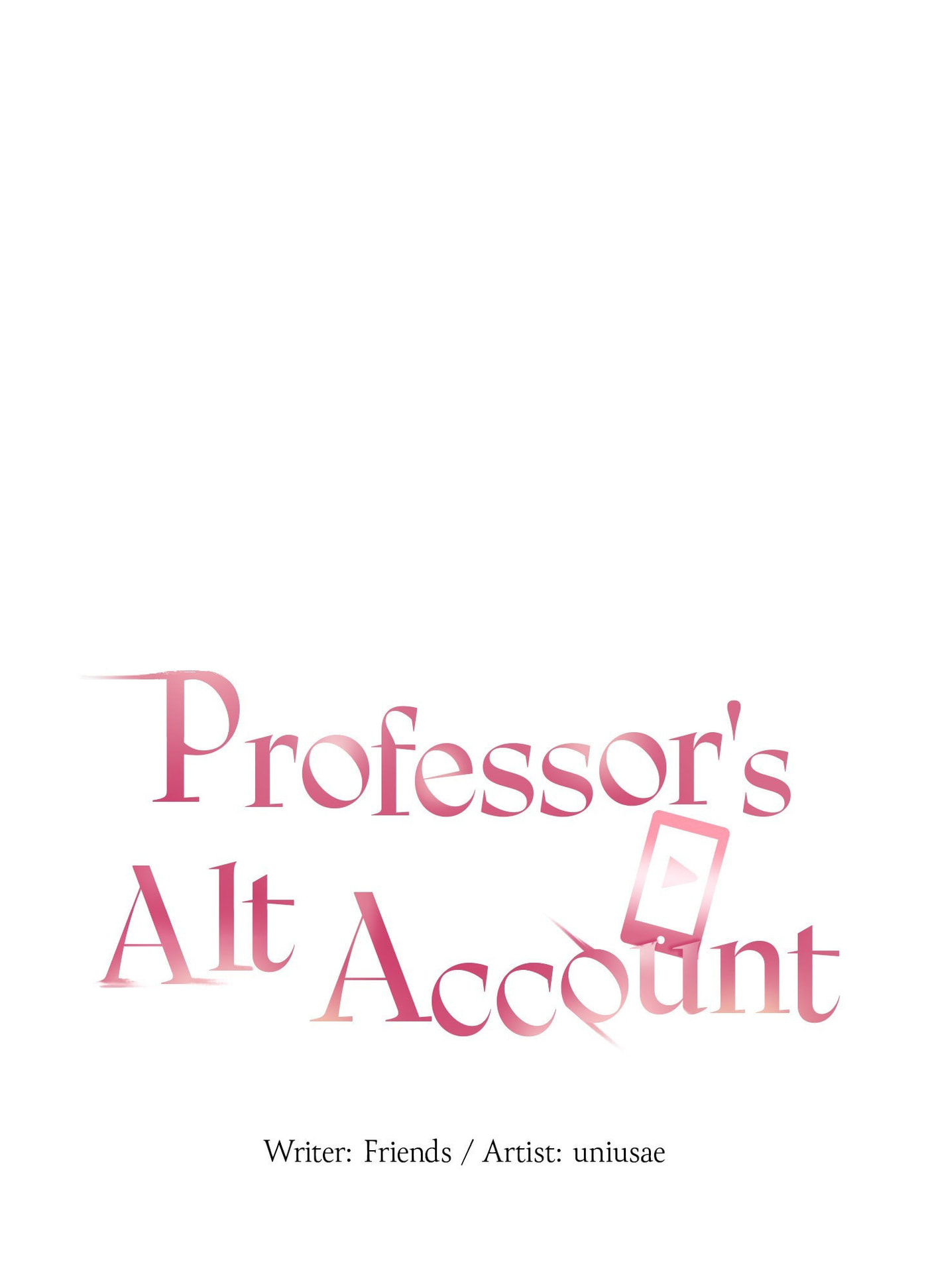 Professor's Alt Account Chapter 3 page 10 - 