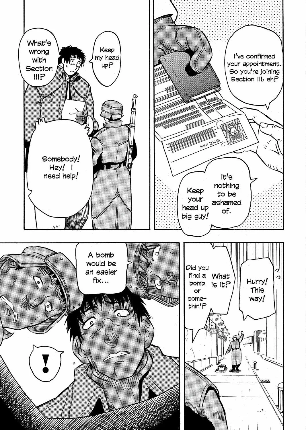 Read Pumpkin Scissors chapter 1 image 12 on Lezhin