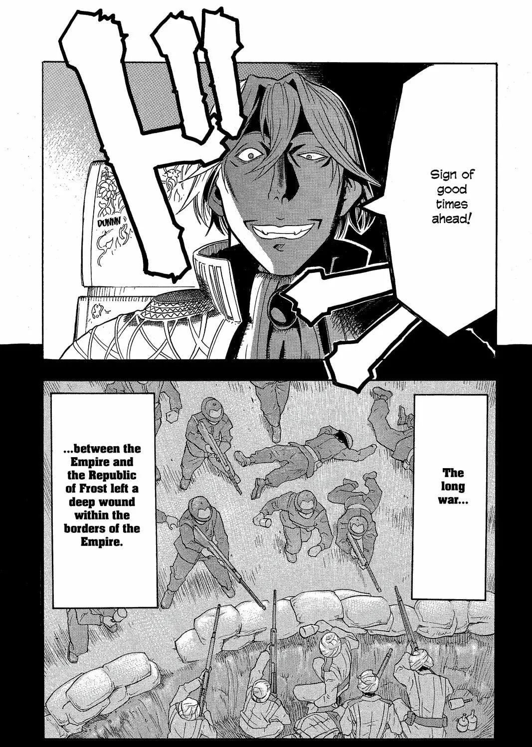 Read Pumpkin Scissors chapter 1 image 6 on Lezhin