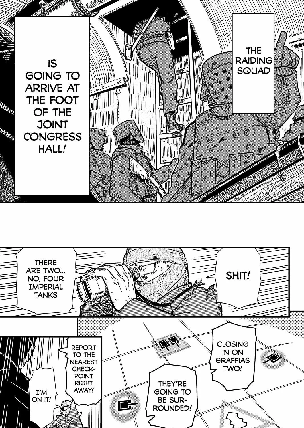 Read Pumpkin Scissors chapter 102 image 32 on Lezhin