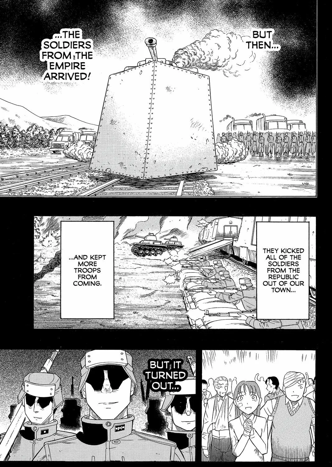 Read Pumpkin Scissors chapter 23 image 32 on Lezhin