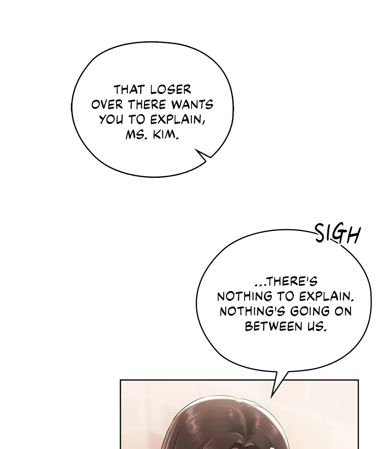 Read Quiet in the Office! chapter 17 image 20 on Lezhin
