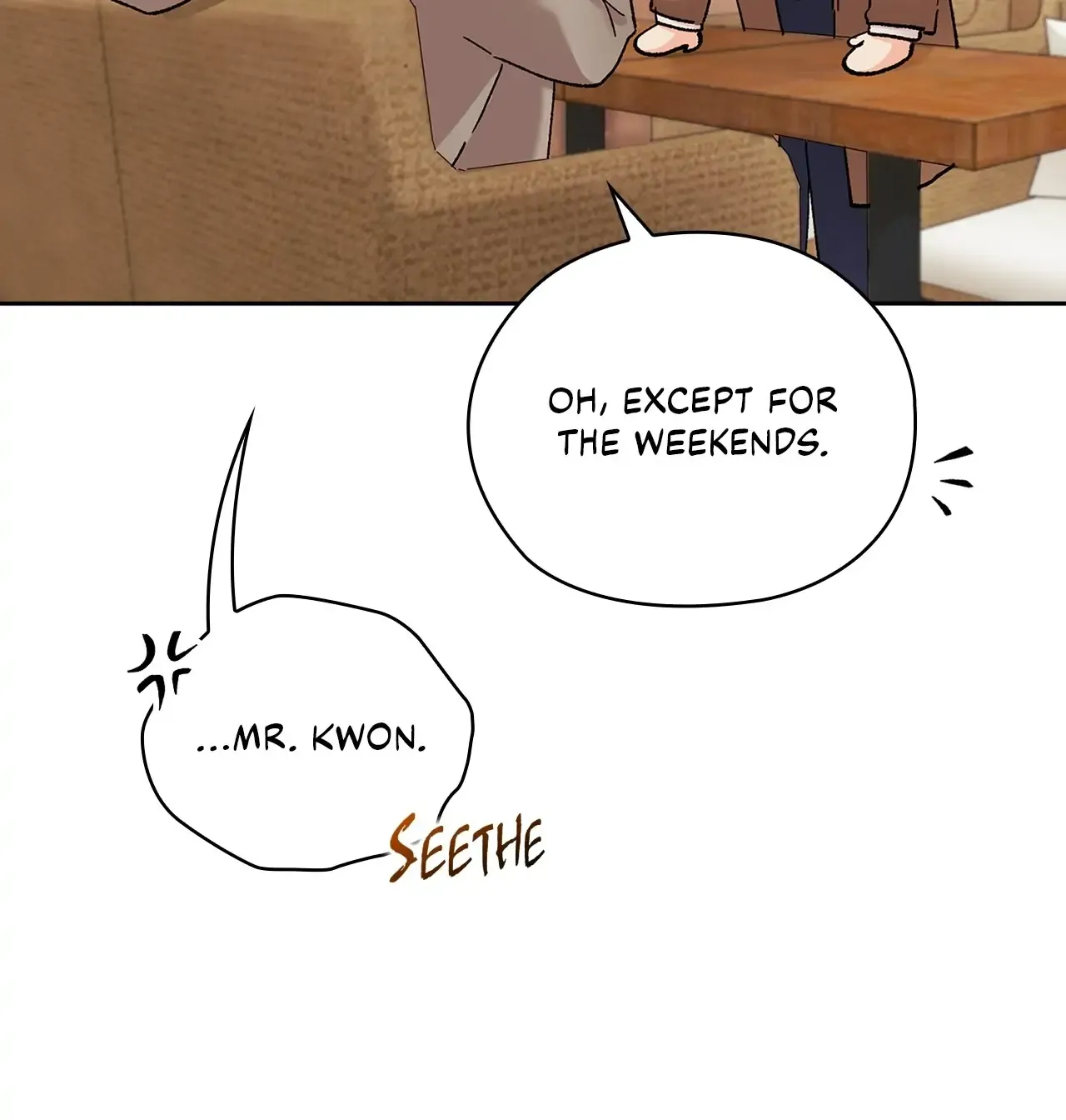 Read Quiet in the Office! chapter 17 image 53 on Lezhin