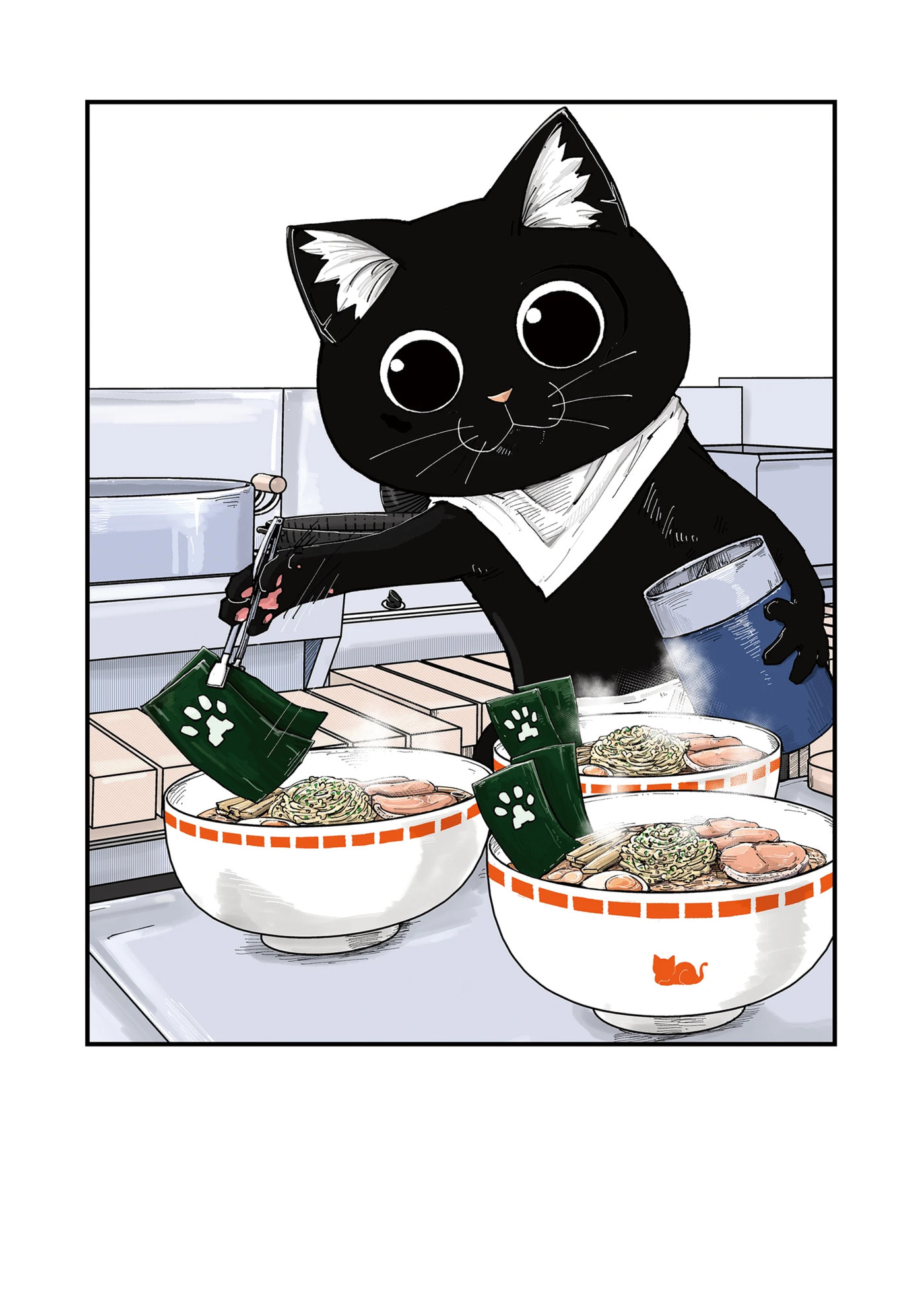 Read Ramen Aka Neko chapter 174.1 image 8 on Lezhin