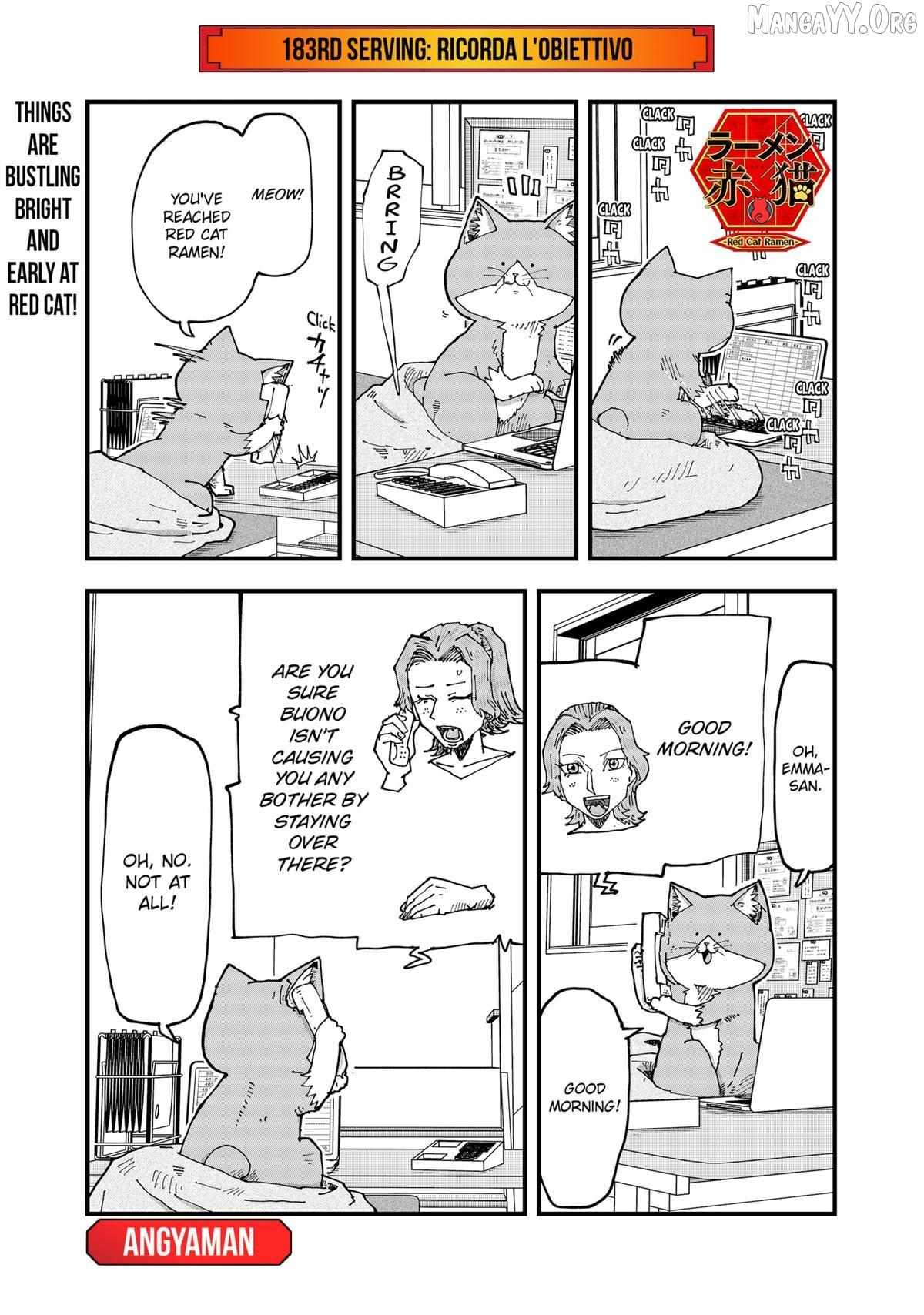 Ramen Aka Neko Chapter 183 page 2 - 