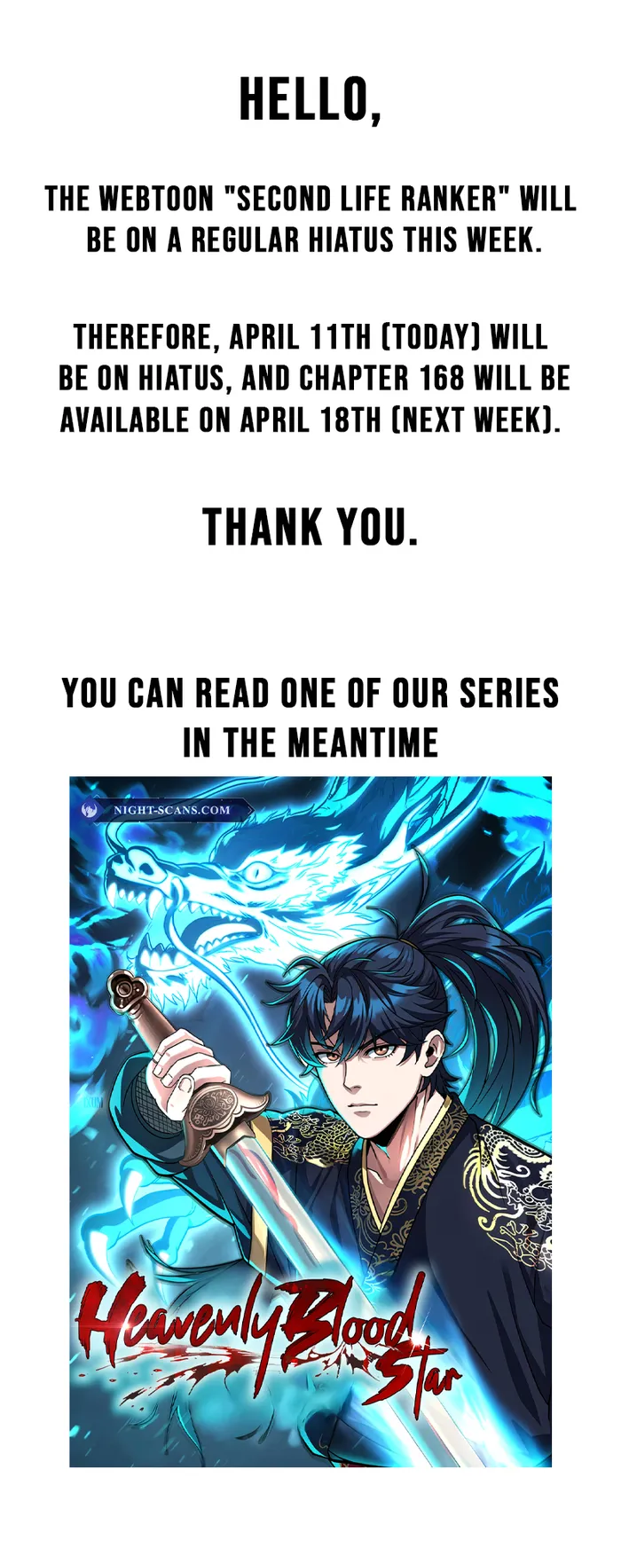 Read Ranker Who Lives A Second Time chapter 167.5 image 0 on Lezhin