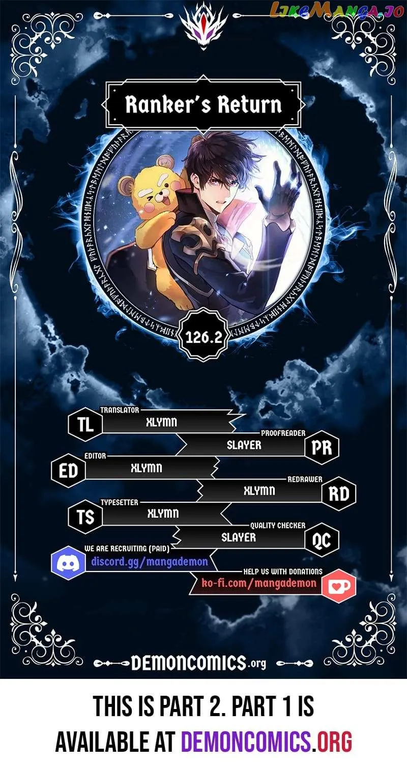 Read Ranker’S Return chapter 126.2 image 1 on Lezhin