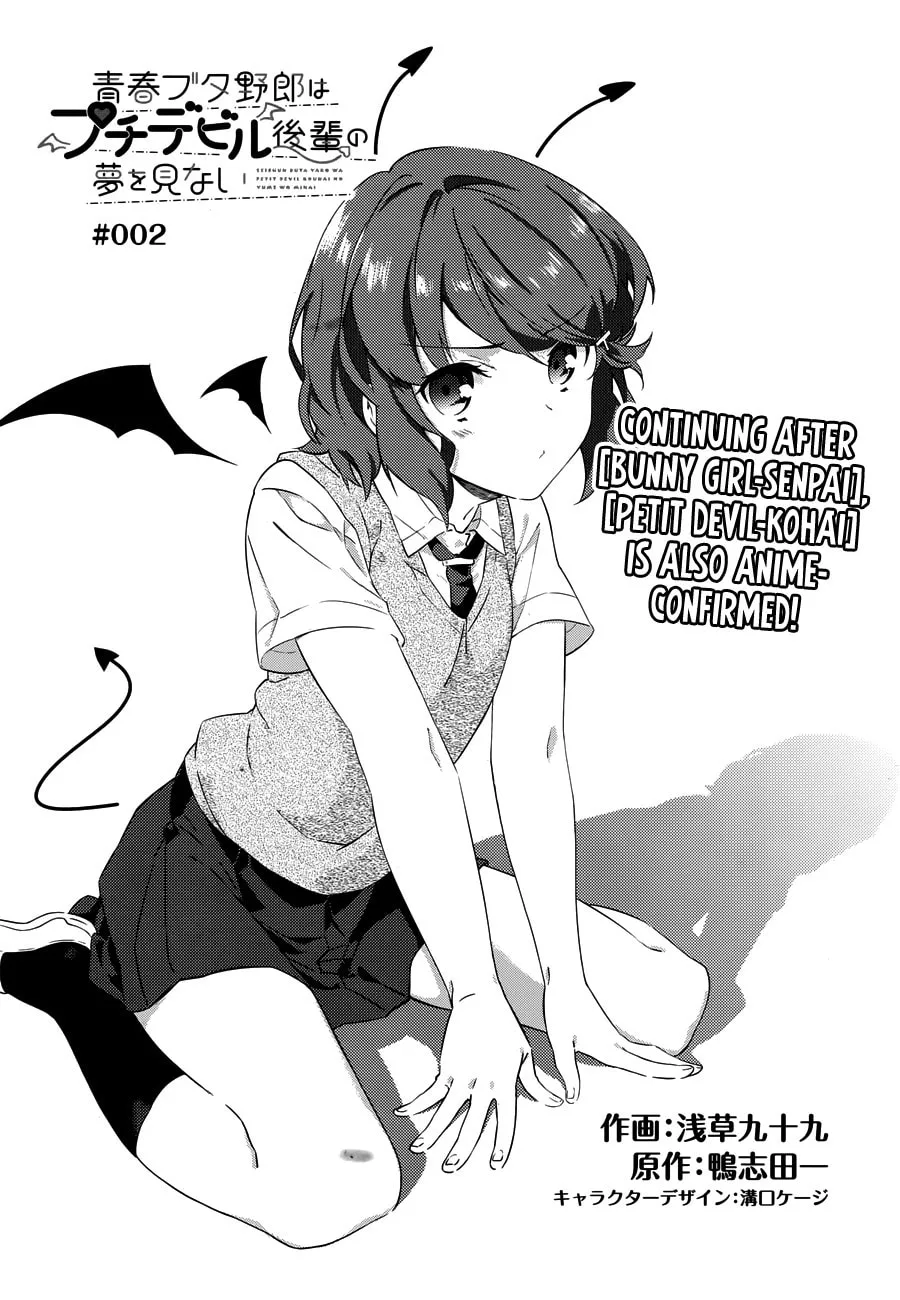 Rascal Does Not Dream of Petite Devil Kohai Chapter 2 page 4 - 