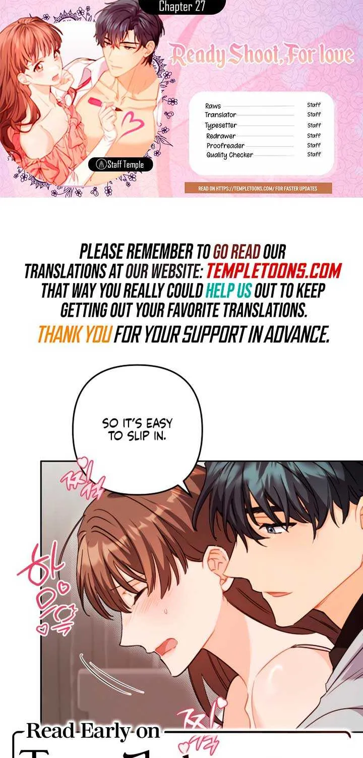 Read Ready Shoot, for Love chapter 27 image 1 on Lezhin