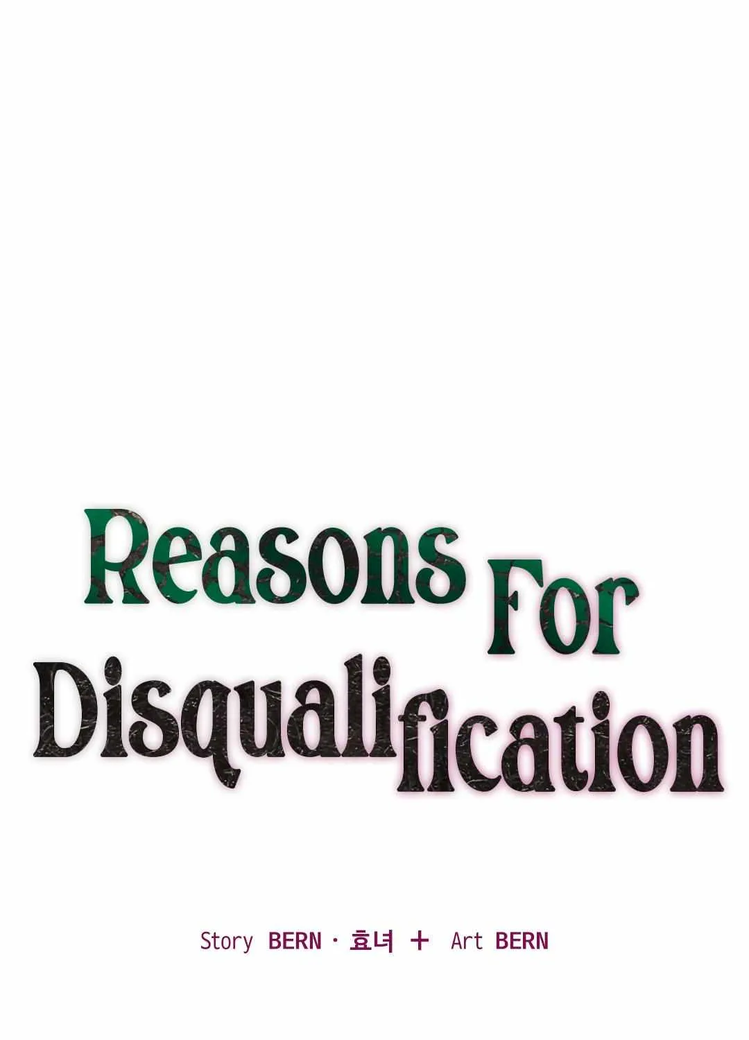 Reasons For Disqualification Chapter 7 page 31 - 