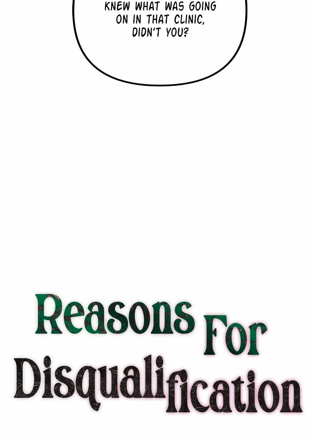 Reasons For Disqualification Chapter 8 page 35 - 
