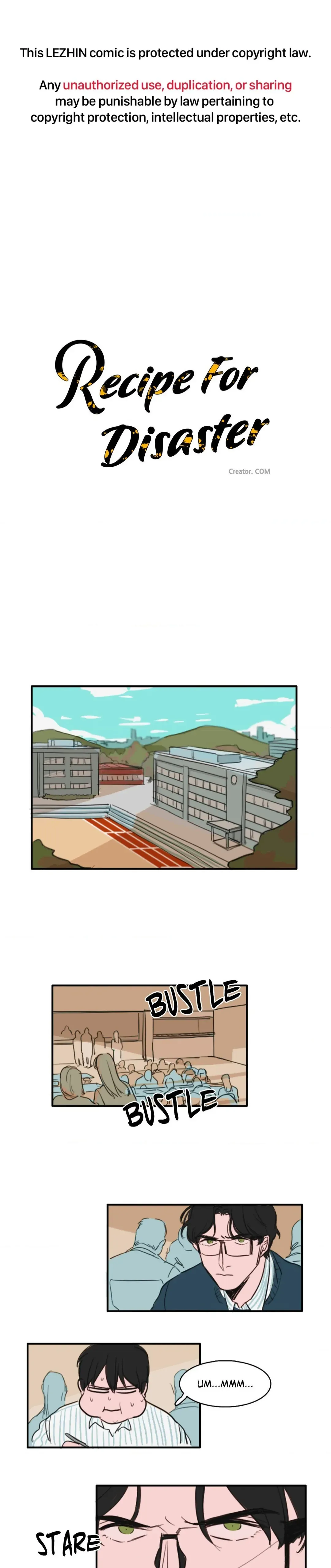 Read Recipe For Disaster chapter 12 image 0 on Lezhin