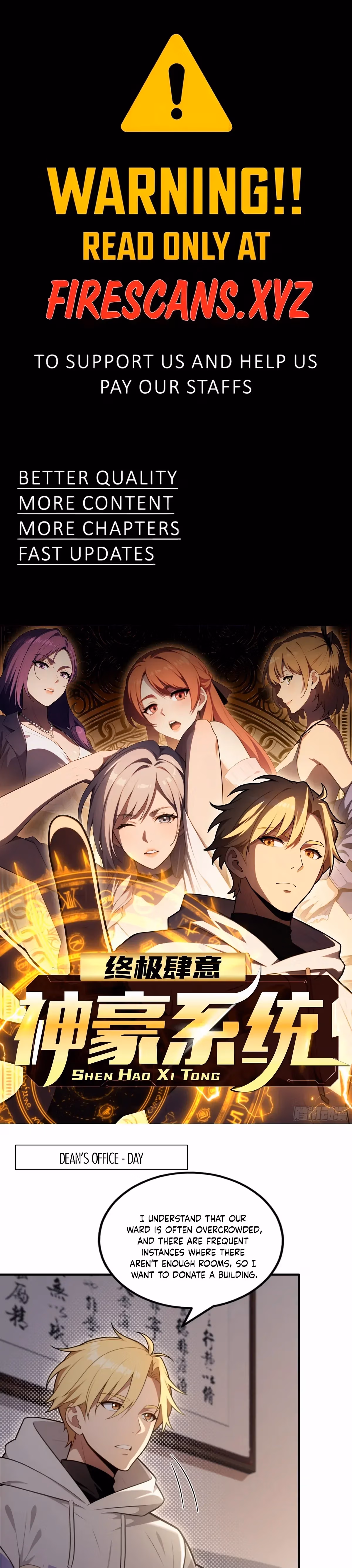 Read Reckless Riches: The Divine System chapter 19 image 0 on Lezhin