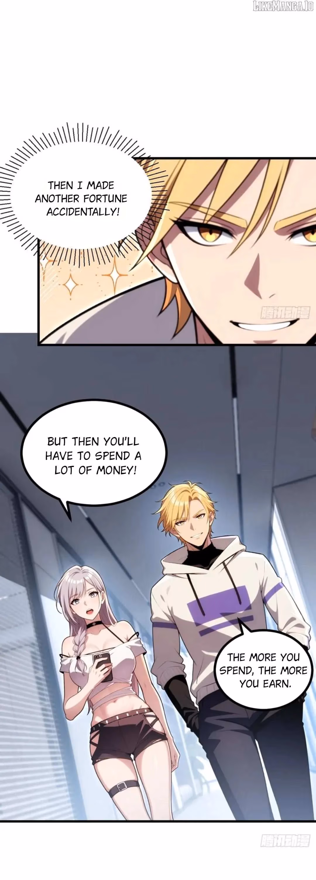 Read Reckless Riches: The Divine System chapter 61 image 5 on Lezhin