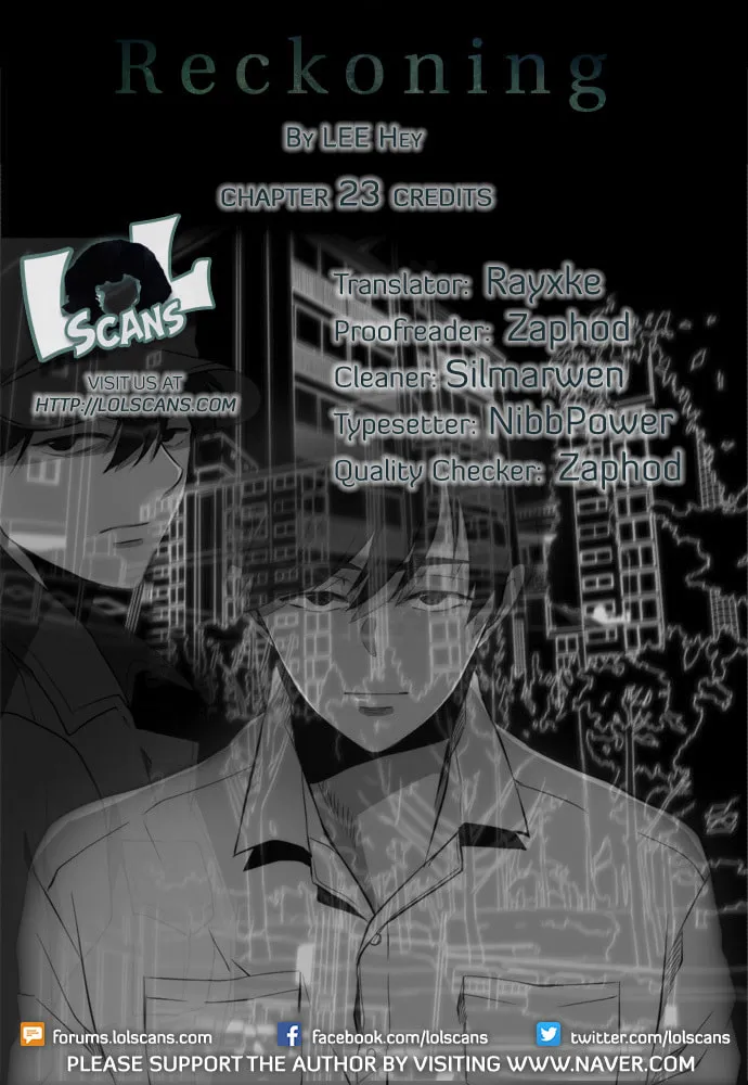 Read Reckoning (Colored) chapter 23 image 1 on Lezhin