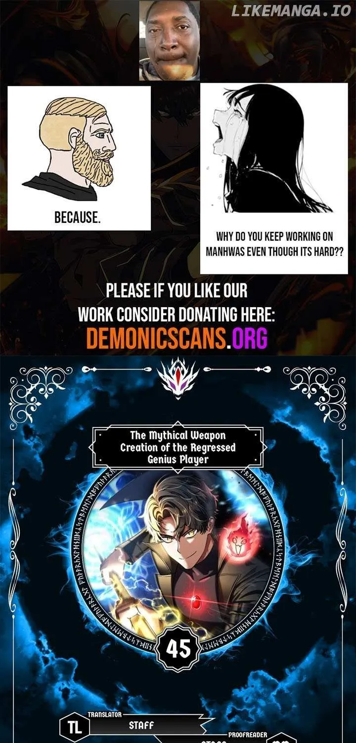 Read Regressed Genius Creates Mythic Items chapter 45 image 1 on Lezhin