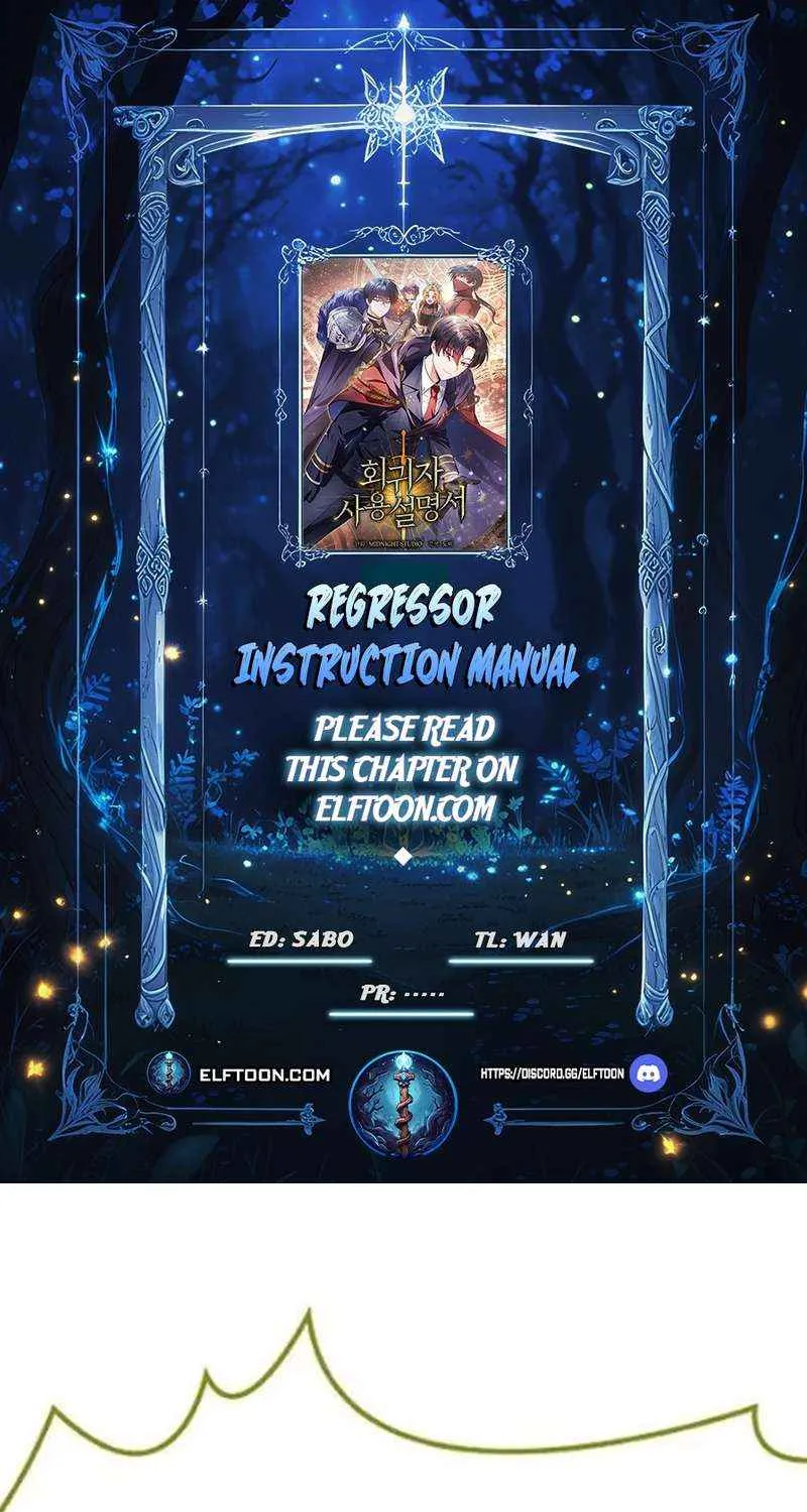 Read Regressor Instruction Manual chapter 136 image 1 on Lezhin
