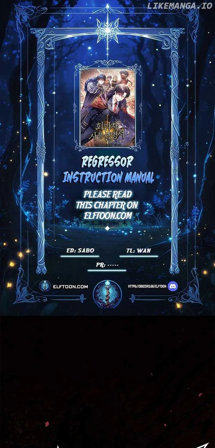 Read Regressor Instruction Manual chapter 137 image 1 on Lezhin