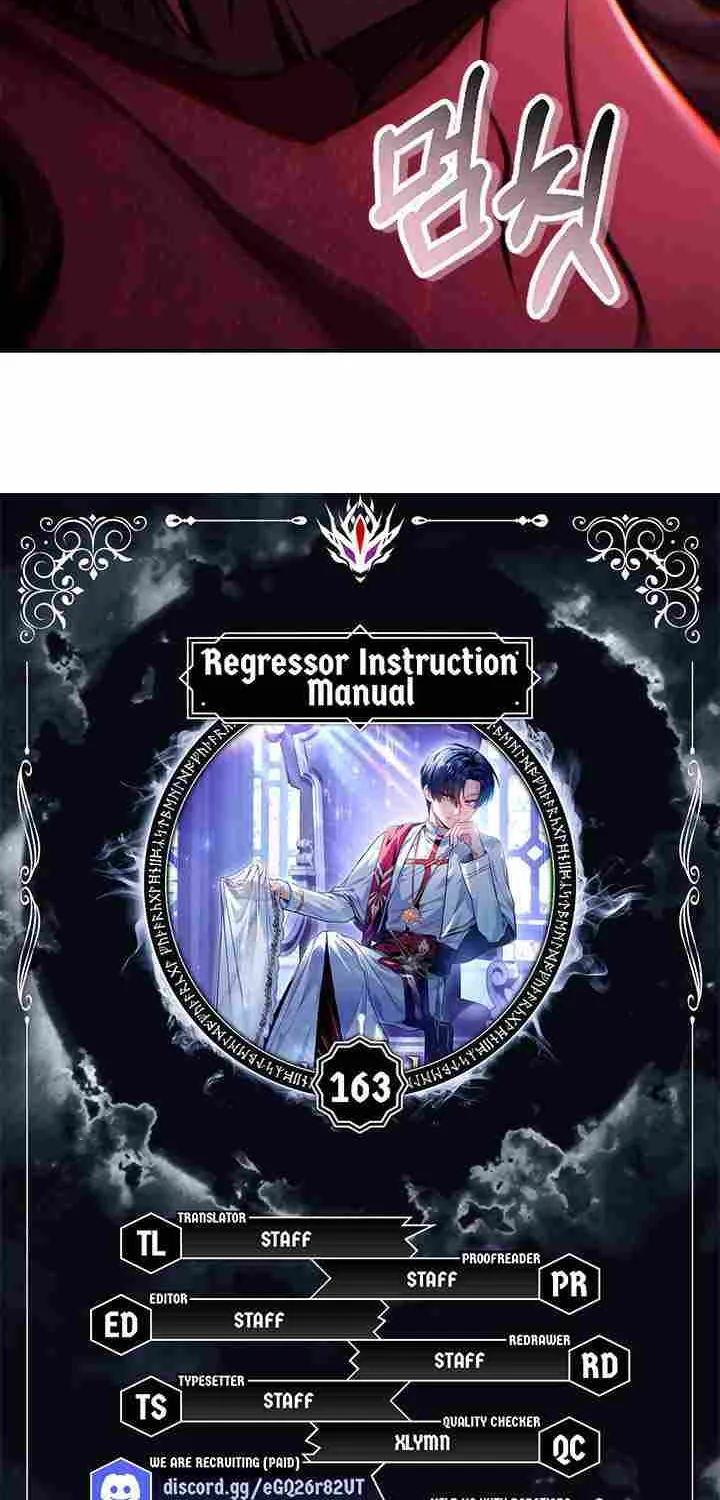 Read Regressor Instruction Manual chapter 163 image 8 on Lezhin