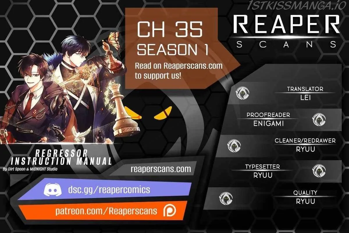 Read Regressor Instruction Manual chapter 35 image 0 on Lezhin