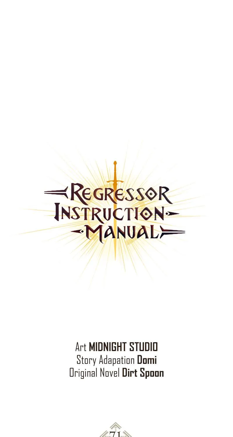 Read Regressor Instruction Manual chapter 71 image 1 on Lezhin