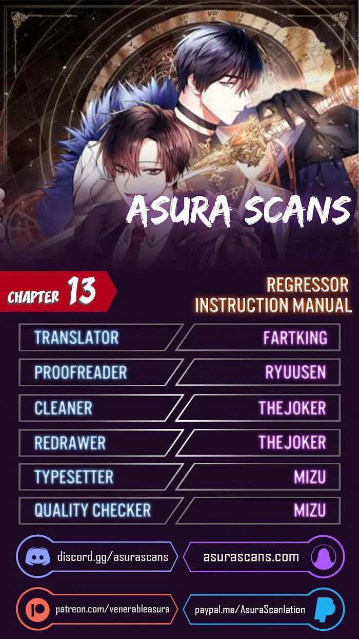 Read Regressor instructional manual chapter 13 image 1 on Lezhin