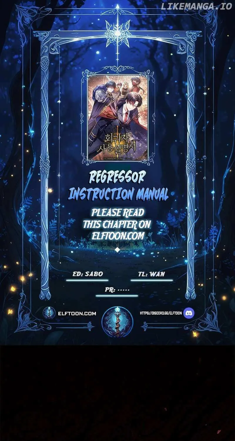 Read Regressor instructional manual chapter 137 image 1 on Lezhin