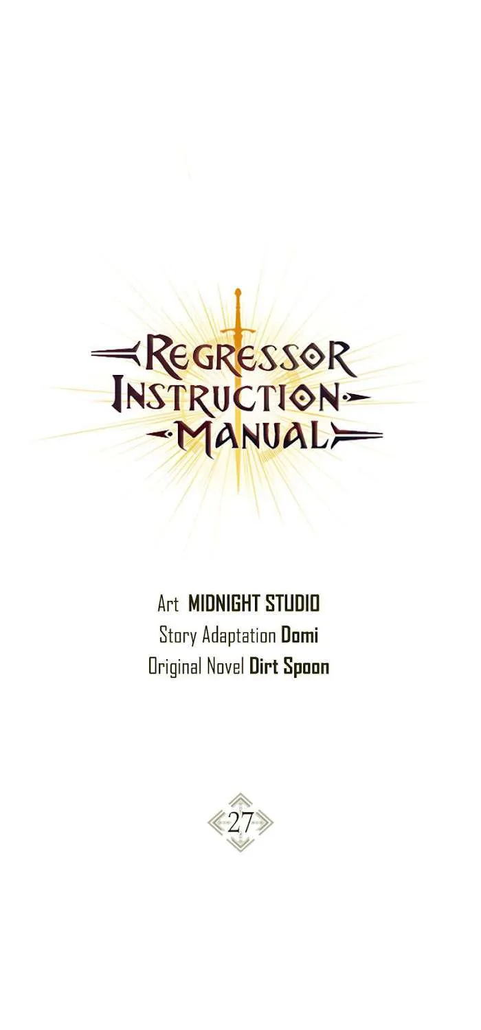 Read Regressor instructional manual chapter 27 image 1 on Lezhin