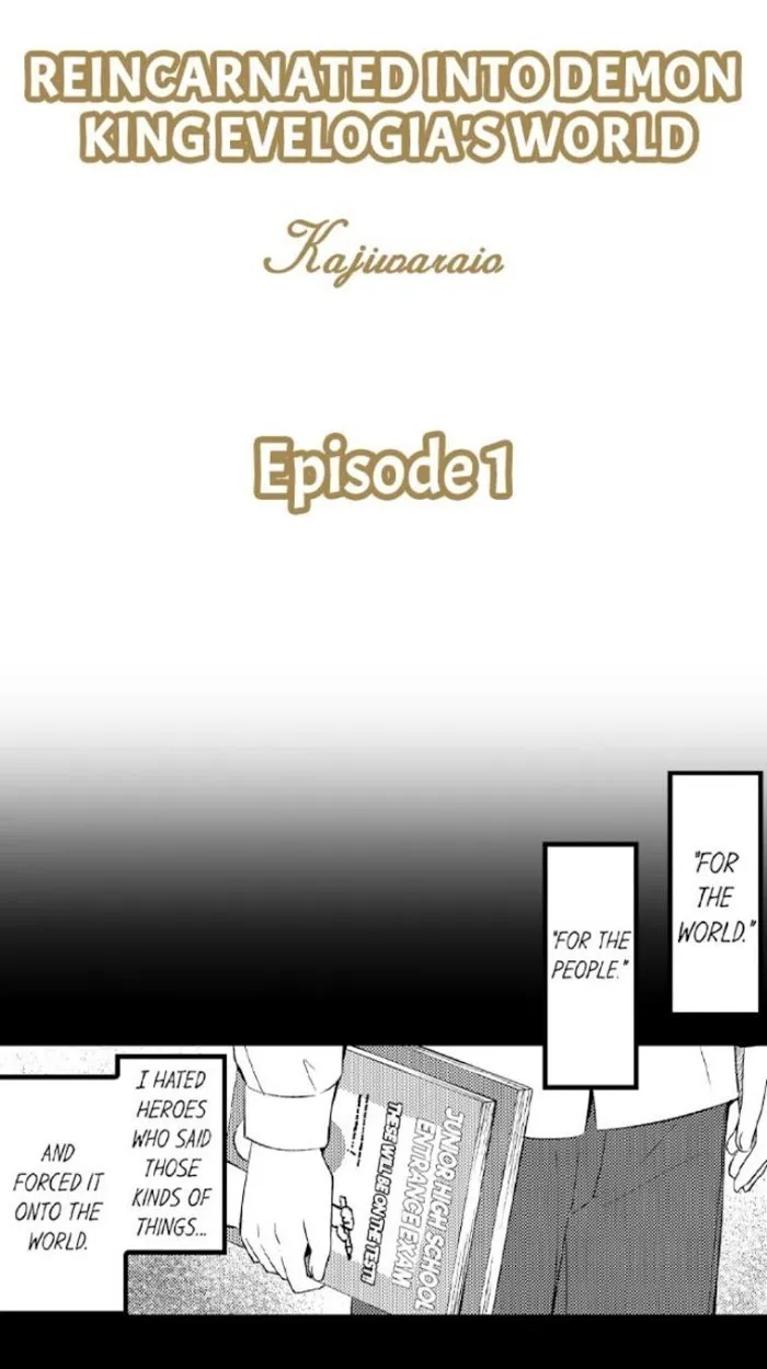 Reincarnated into Demon King Evelogia's World Chapter 1 page 2 - 