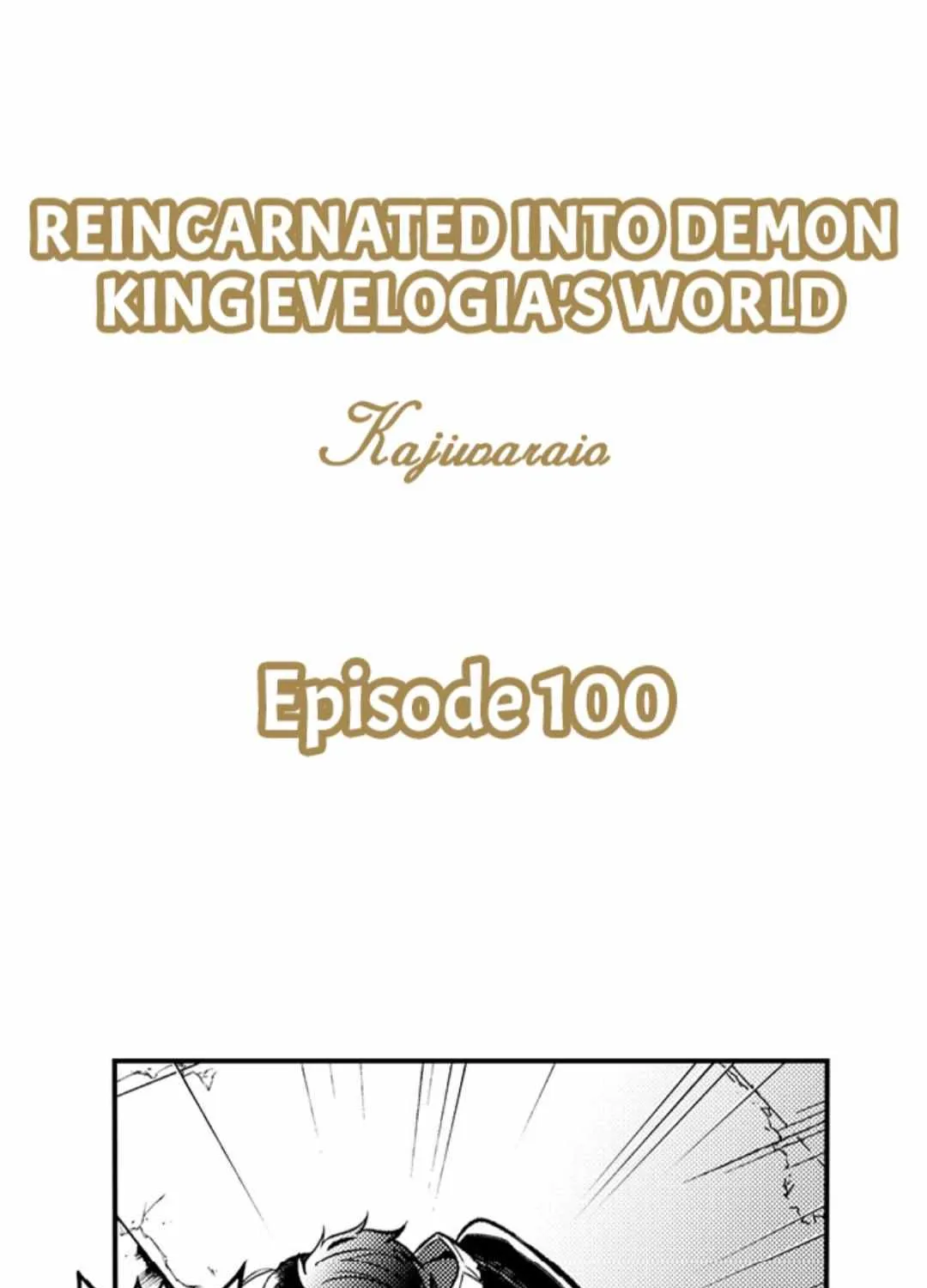 Reincarnated into Demon King Evelogia's World Chapter 100 page 3 - 