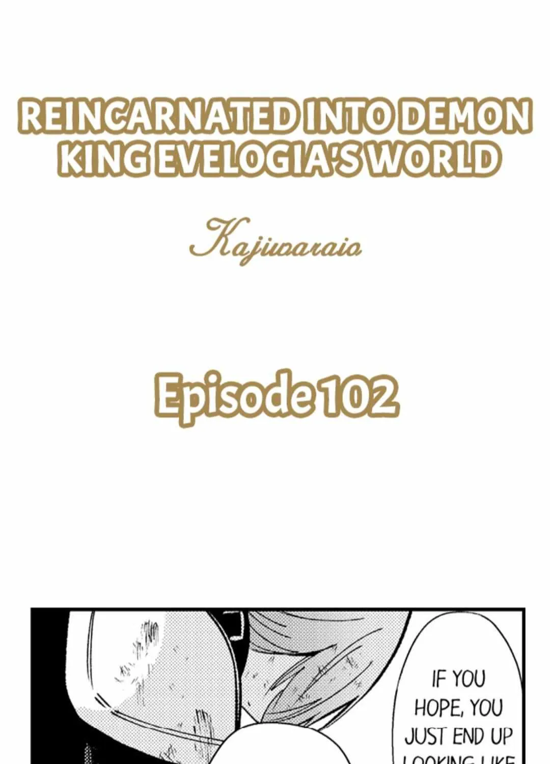 Reincarnated into Demon King Evelogia's World Chapter 102 page 3 - 
