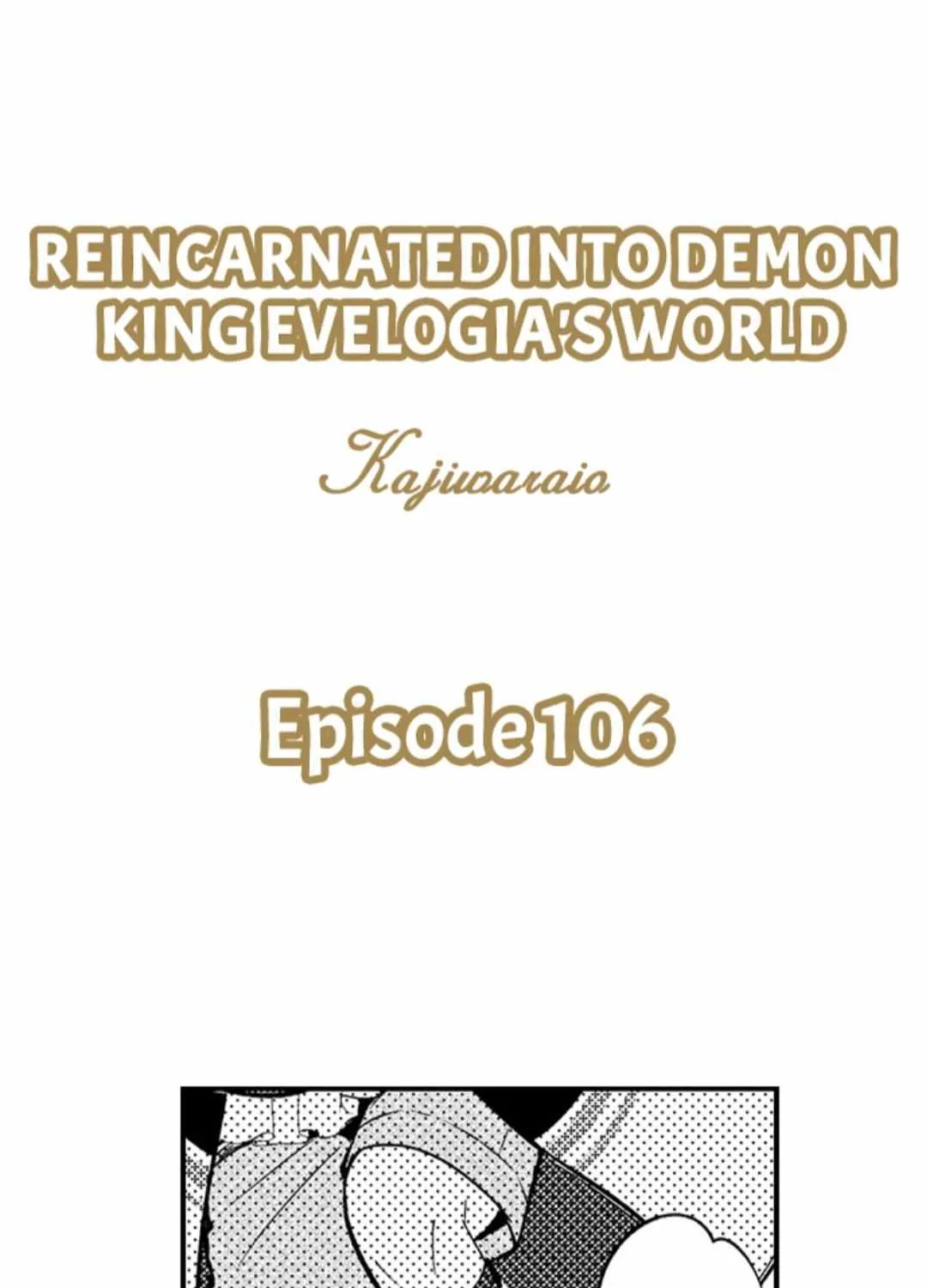 Reincarnated into Demon King Evelogia's World Chapter 106 page 4 - 