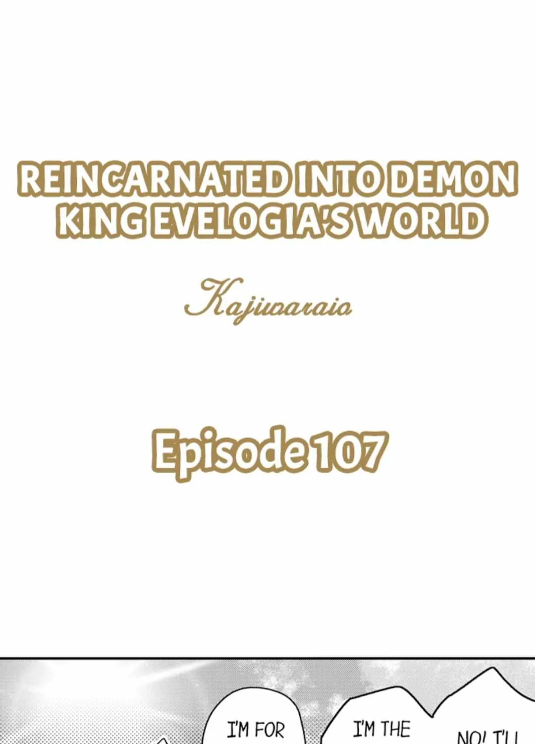 Reincarnated into Demon King Evelogia's World Chapter 107 page 4 - 