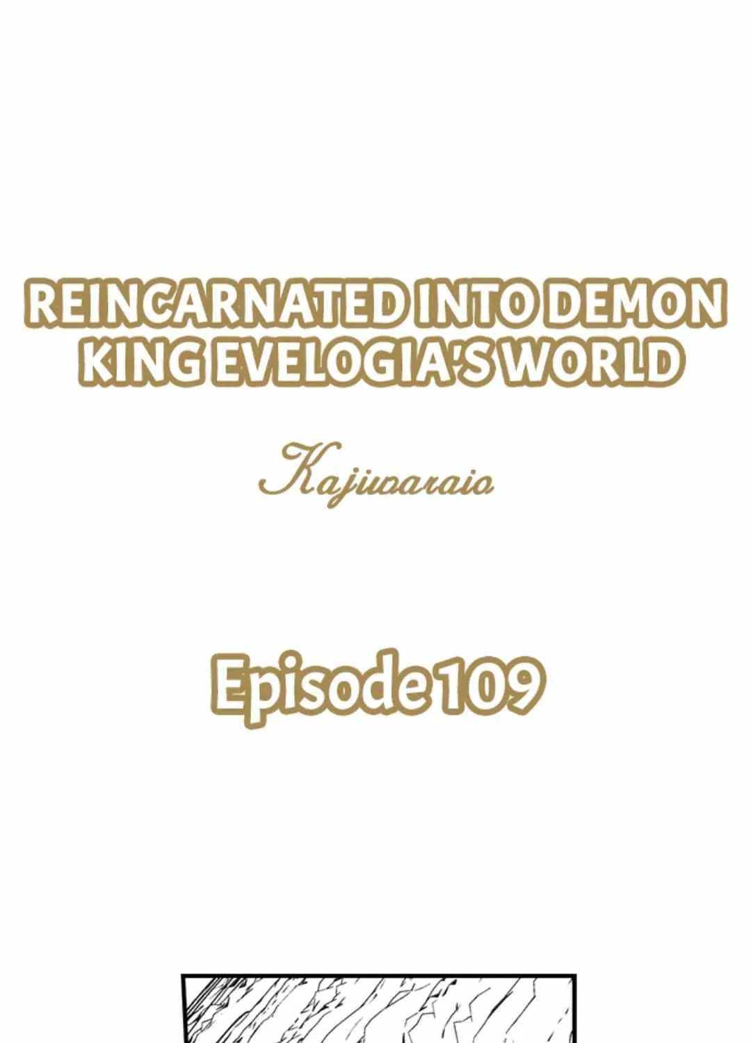 Reincarnated into Demon King Evelogia's World Chapter 109 page 4 - 