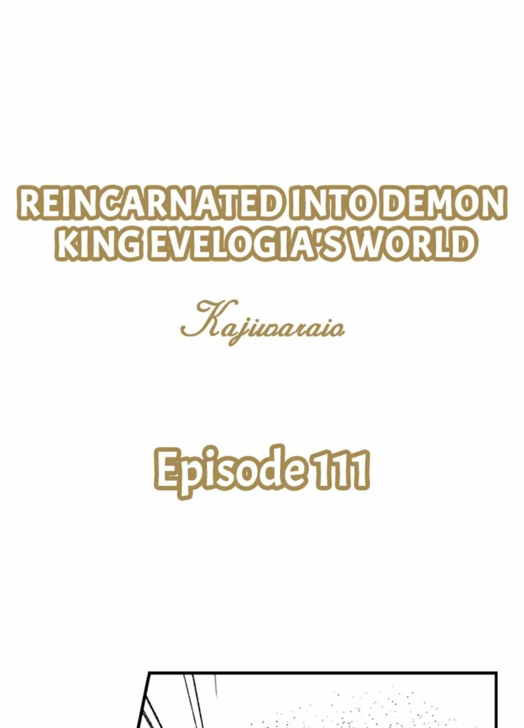 Reincarnated into Demon King Evelogia's World Chapter 111 page 5 - 