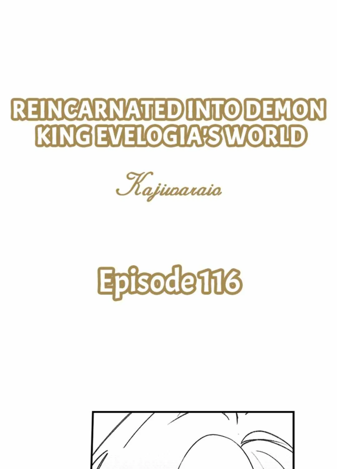 Reincarnated into Demon King Evelogia's World Chapter 116 page 3 - 
