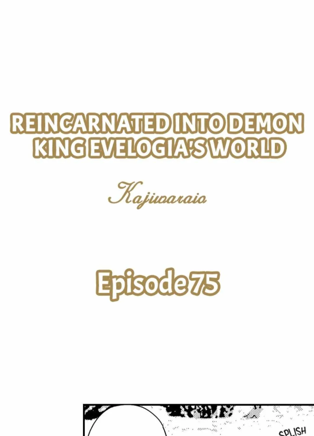 Reincarnated into Demon King Evelogia's World Chapter 75 page 2 - 