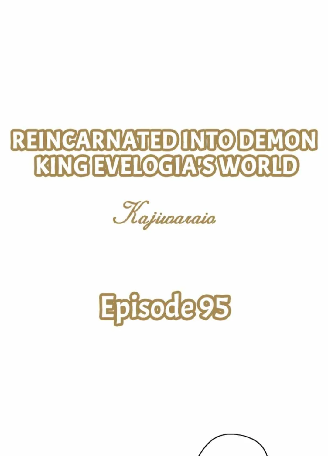 Reincarnated into Demon King Evelogia's World Chapter 95 page 3 - 