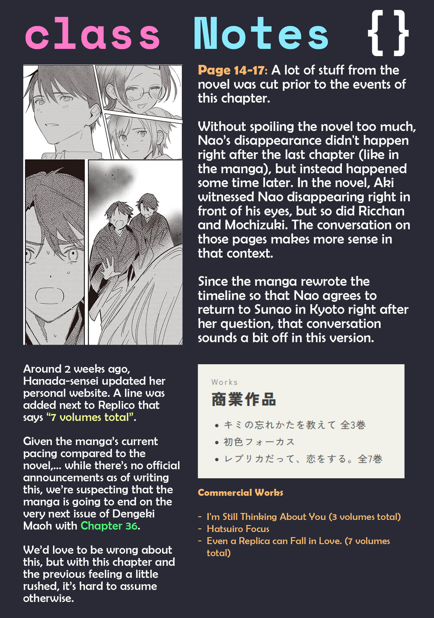 Replica datte, Koi o Suru. Chapter 35 page 27 - 