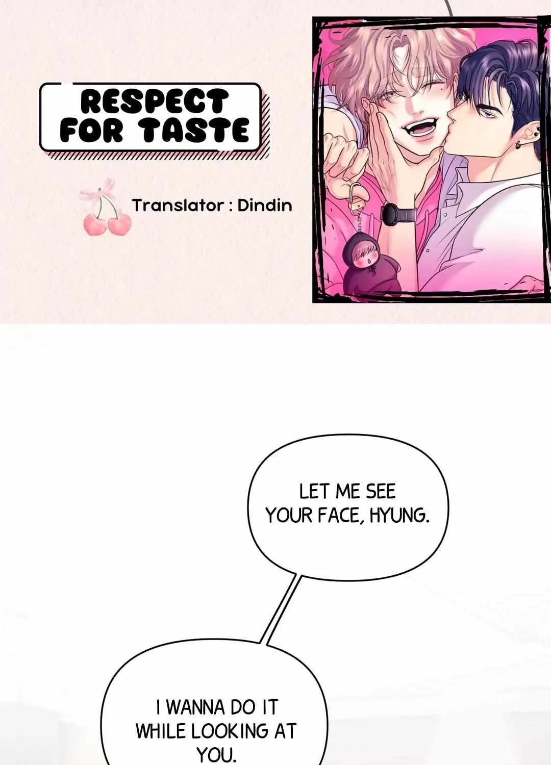 Read Respect For Taste chapter 24 image 1 on Lezhin