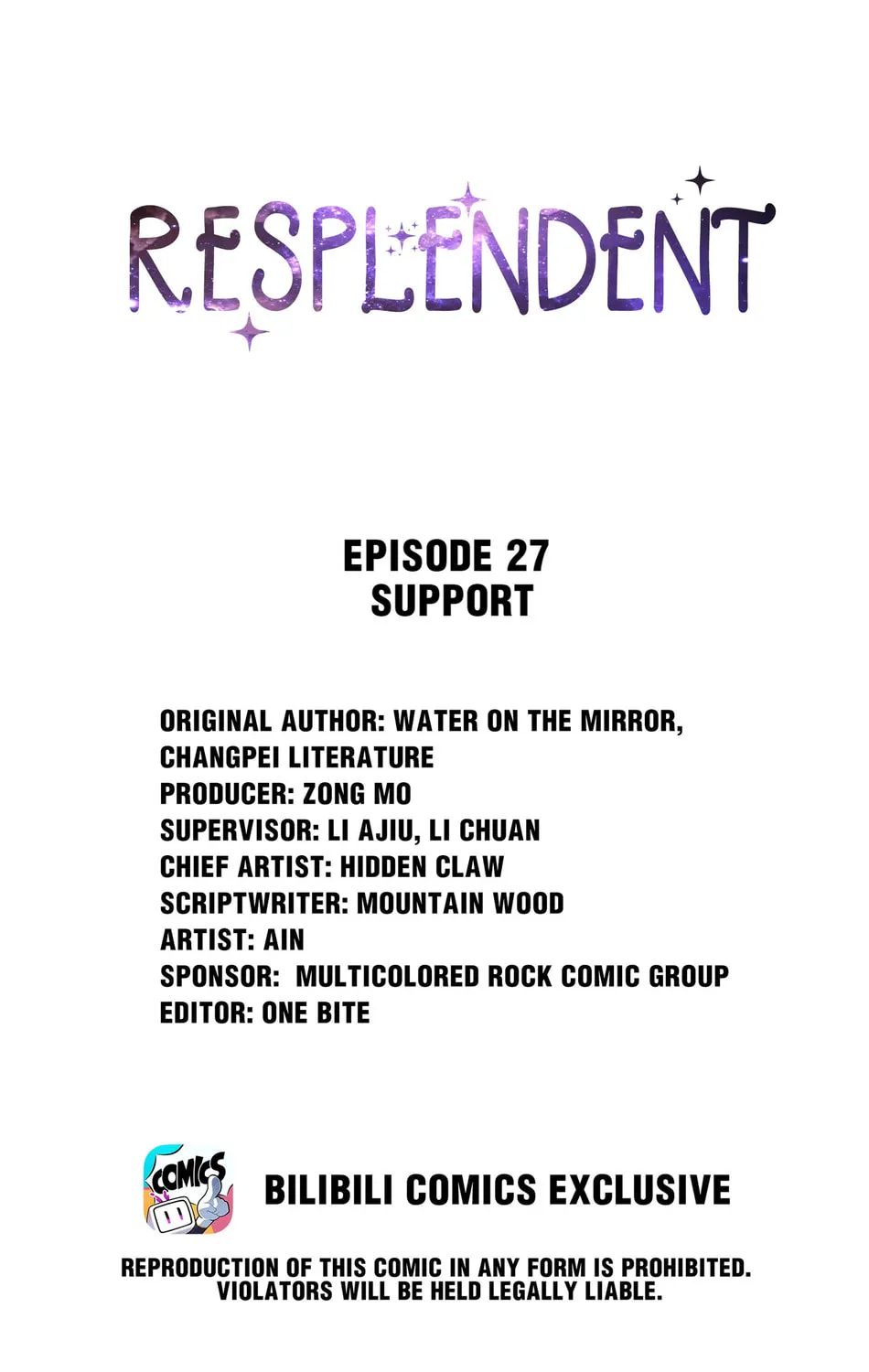 Read Resplendent chapter 27 image 0 on Lezhin