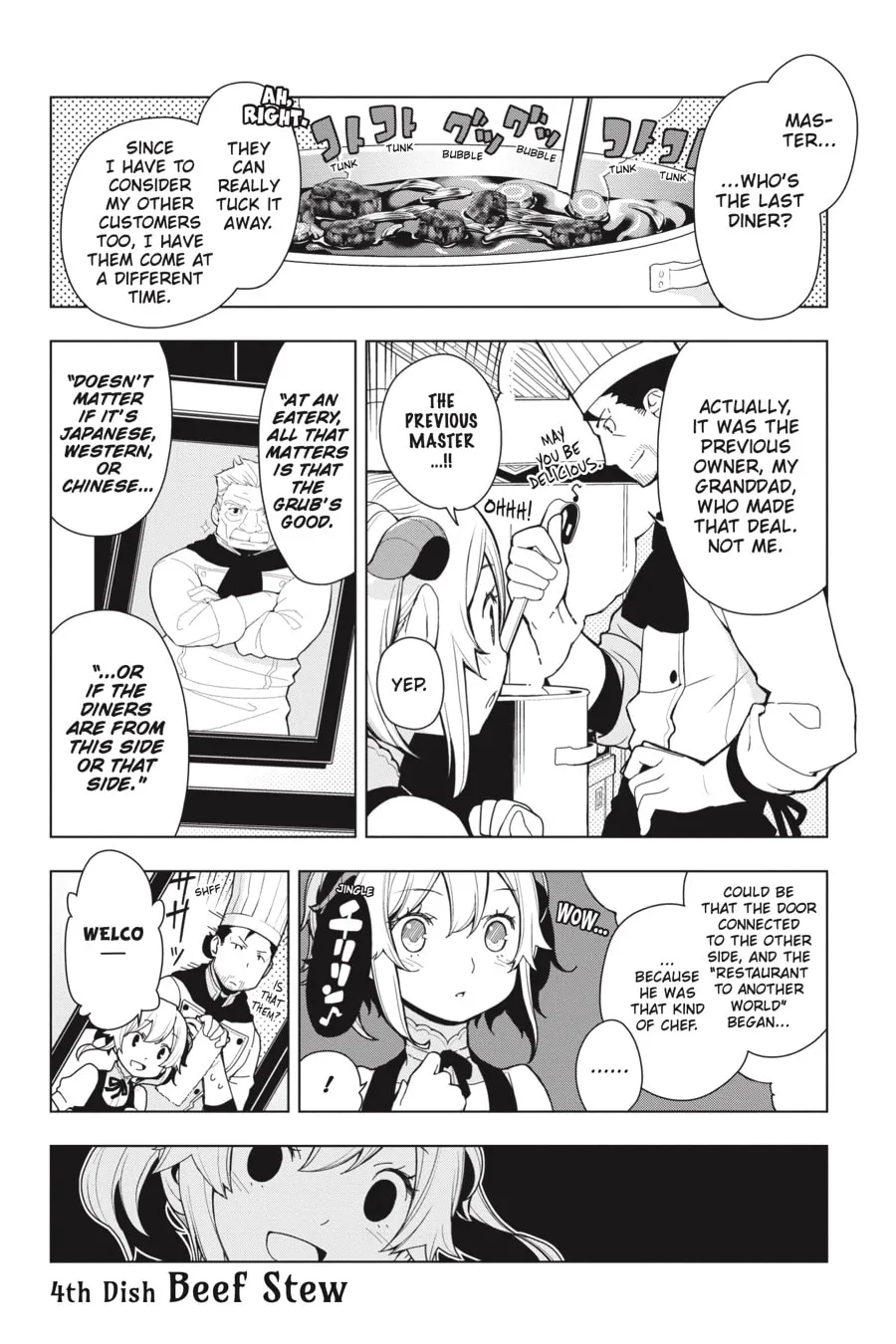 Read Restaurant to Another World chapter 4 image 1 on Lezhin