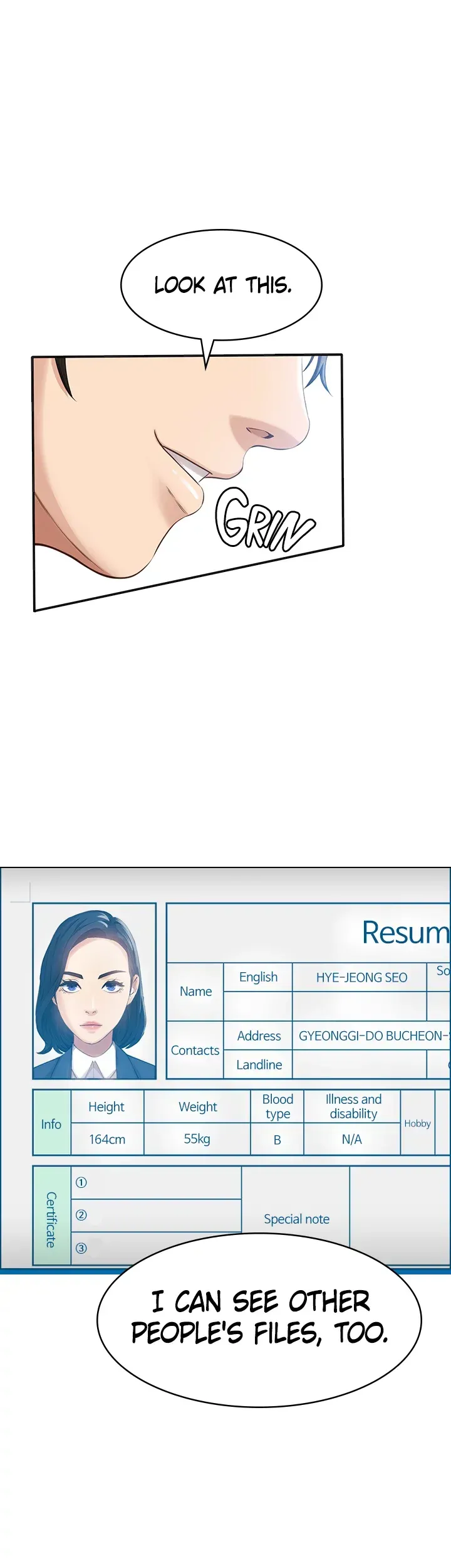 Read Resume chapter 1 image 35 on Lezhin